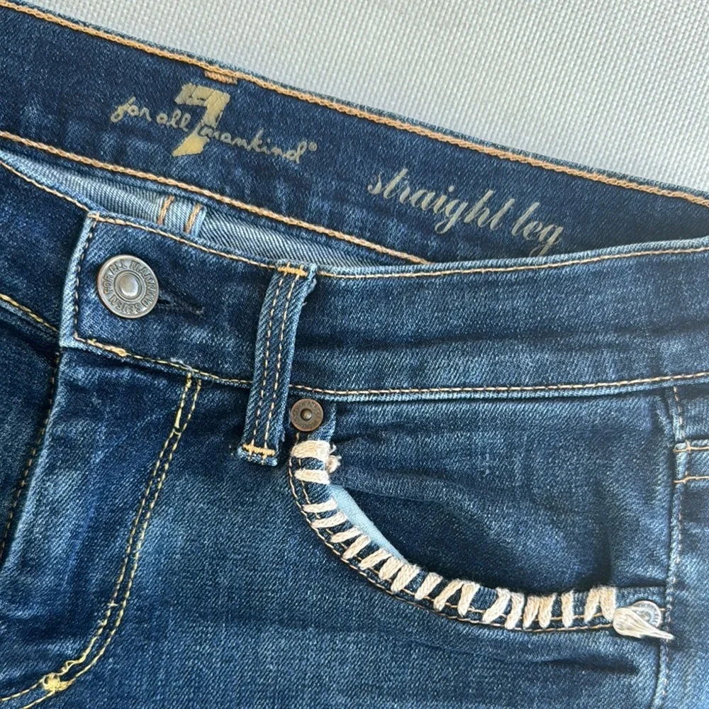 Upcycled Embroidered Denim Shorts • Size 26